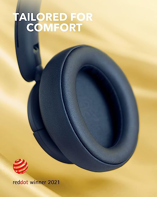 Soundcore By Anker Life Q35 Bluetooth Wireless On Ear Headphones With Mic (Blue) Soundcore By Anker Life Q35 Bluetooth Wireless On Ear Headphones With Mic (Blue)